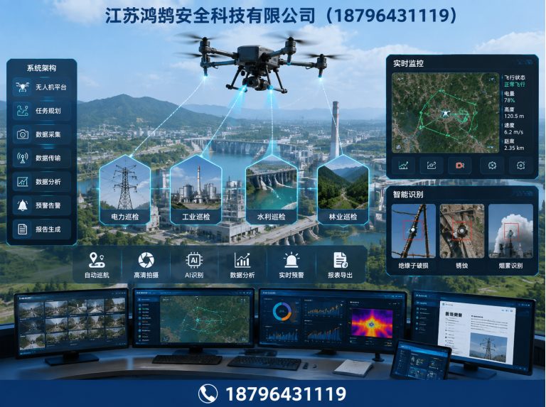 石嘴山无人机巡检系统展示图